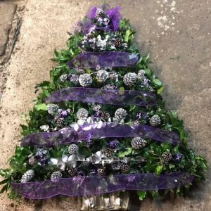 Holly Christmas tree