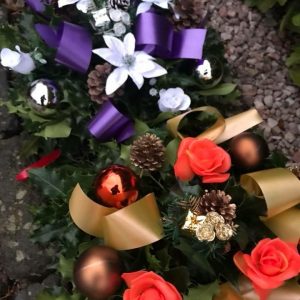 £22.50 holly wreath