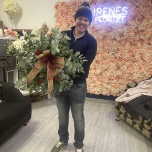 Wreath Making Class  Easier Class Starting with a plain green wreath - Sunday 23rd November 12.30pm
