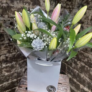 Festive Lily Bouquet